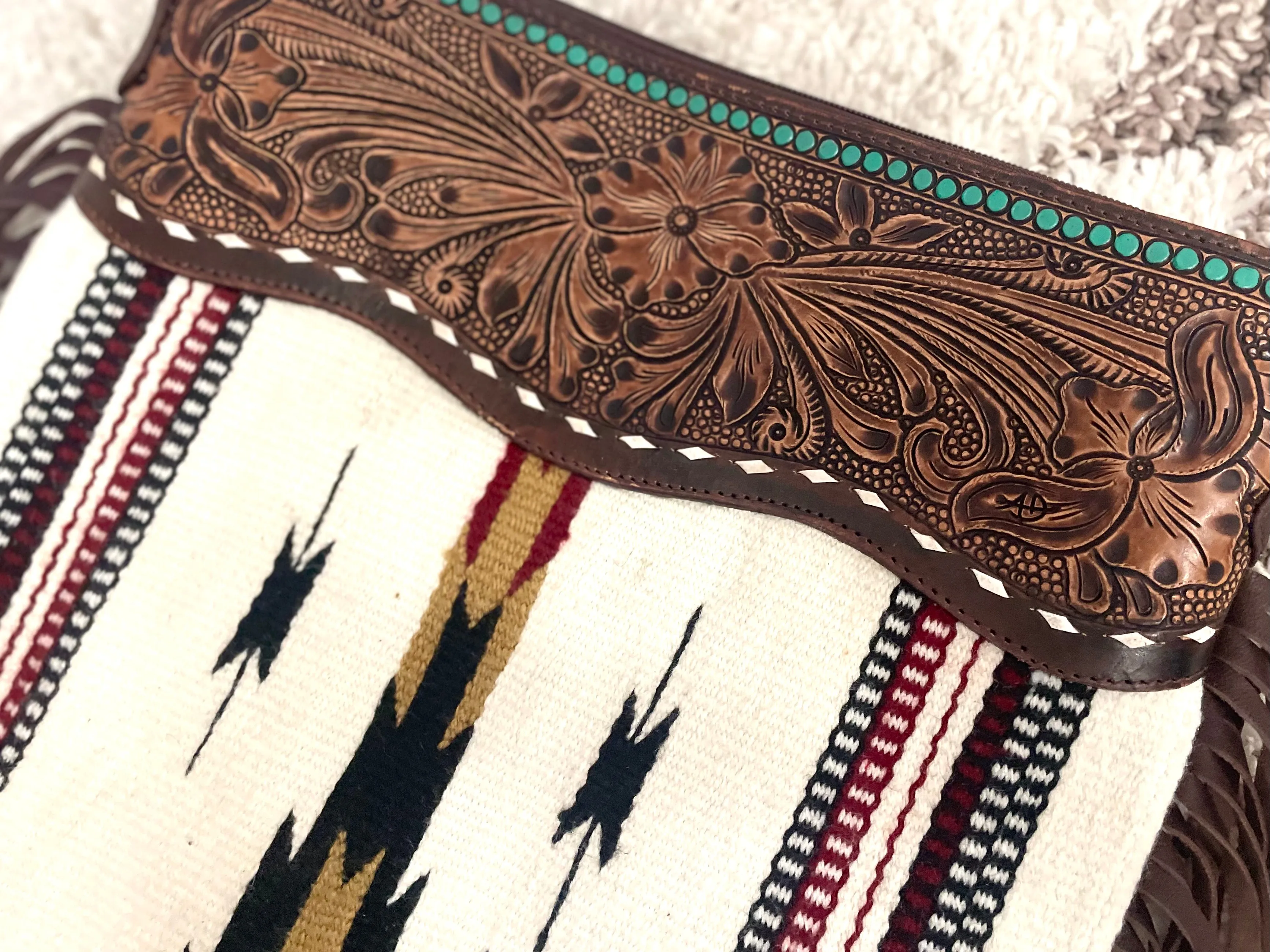 Mohave Cream & Neutral Wool Bag
