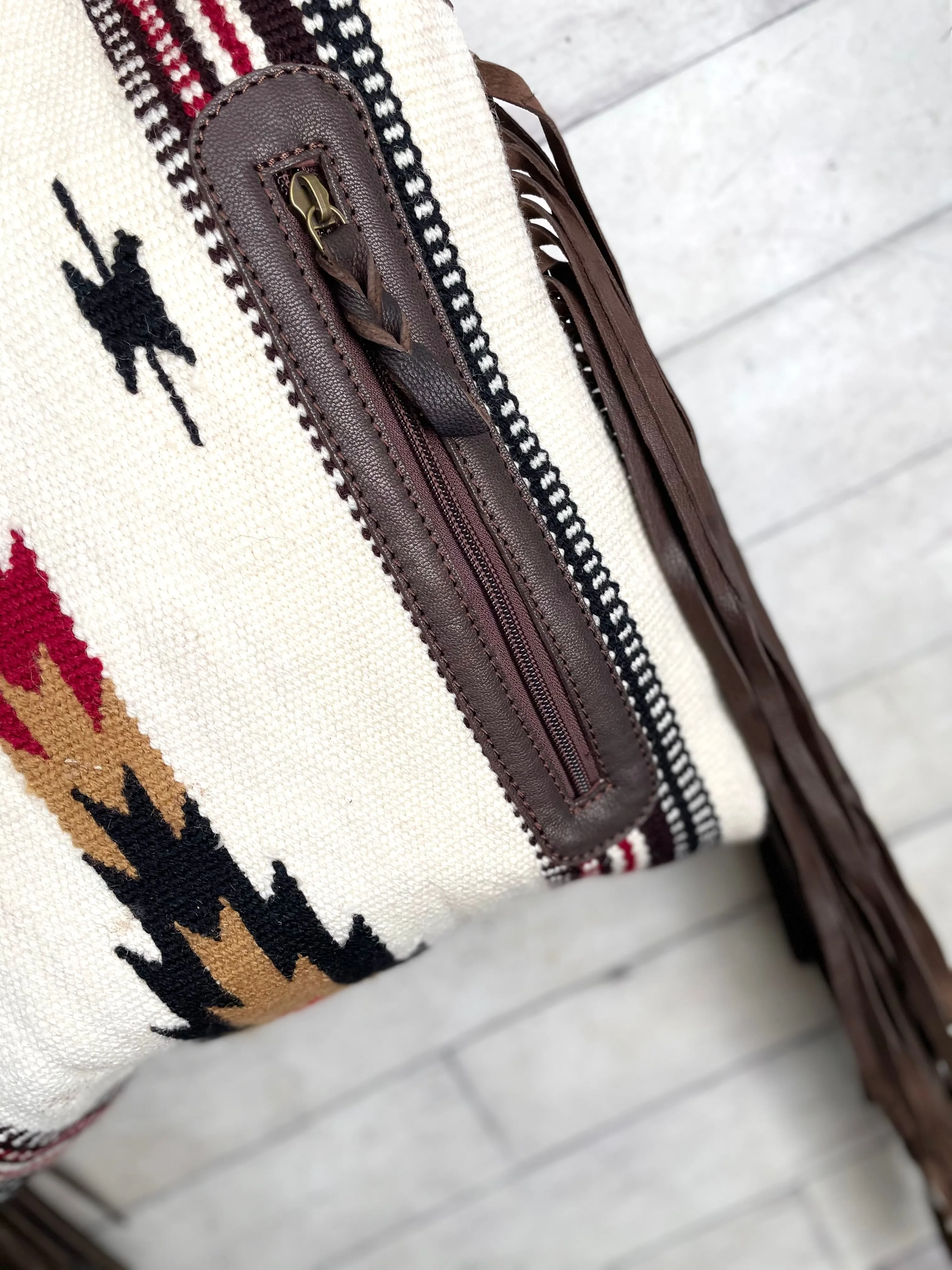 Mohave Cream & Neutral Wool Bag