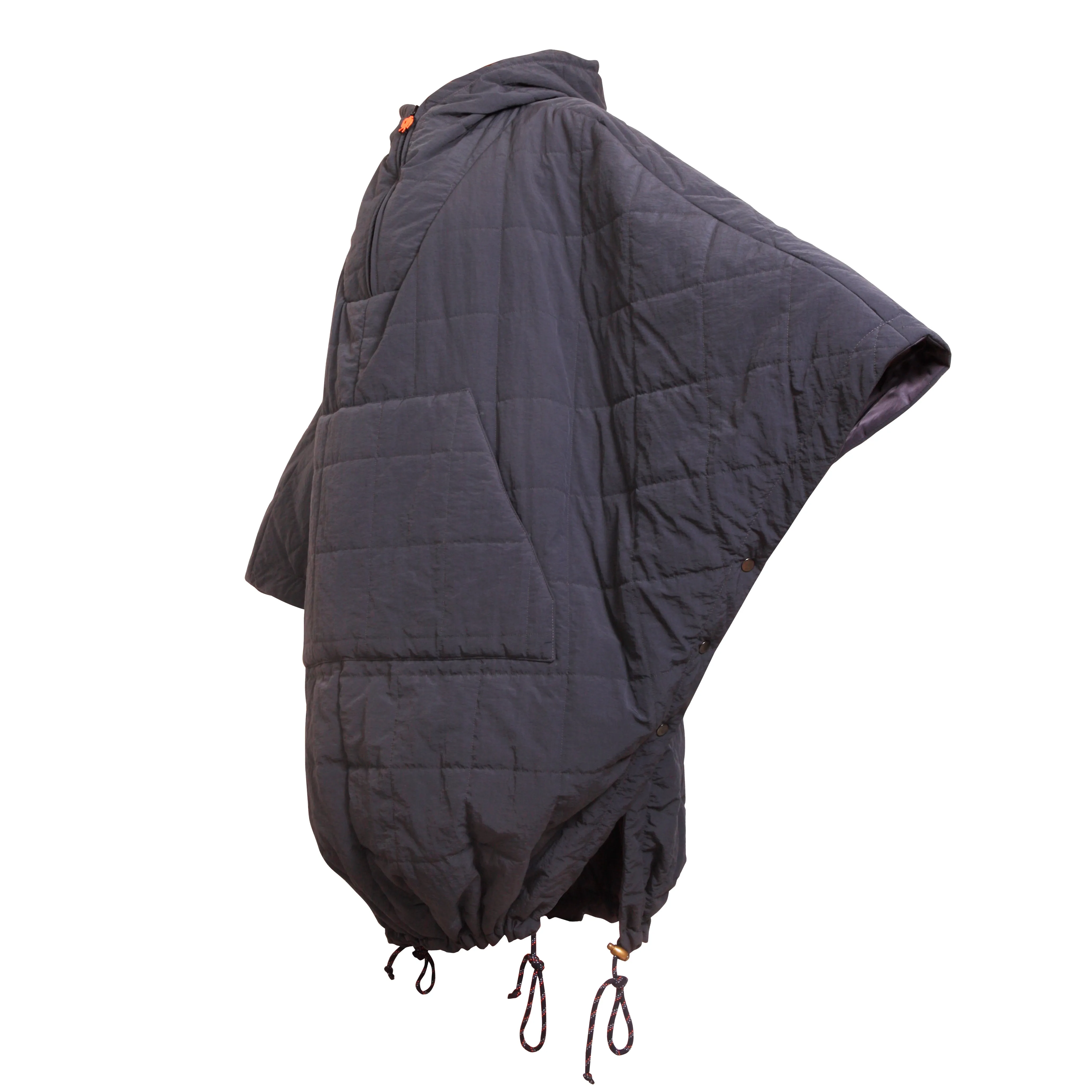 NEW! BLANCAPE - Multi-functional Water-repellent Warm Jacket - Dark Grey