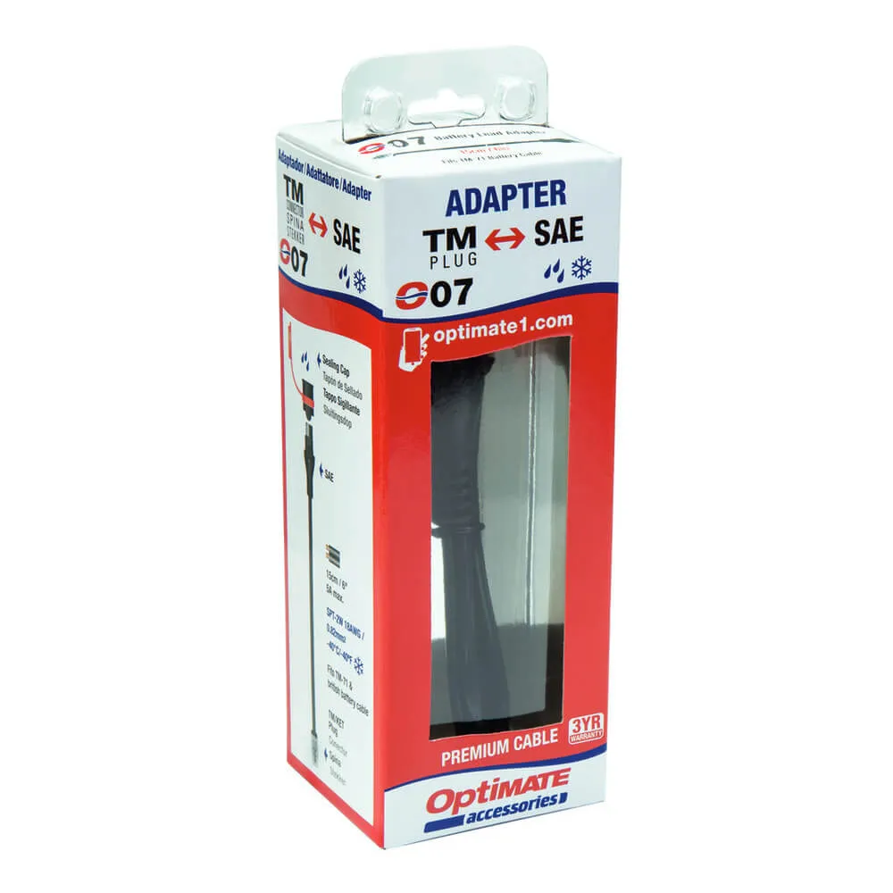 OptiMate SAE to TM Converter Lead O7