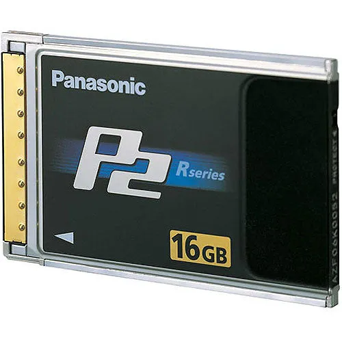 Panasonic AJ-P2C016RG High Performance R-Series 16GB P2 Flash Memory Card