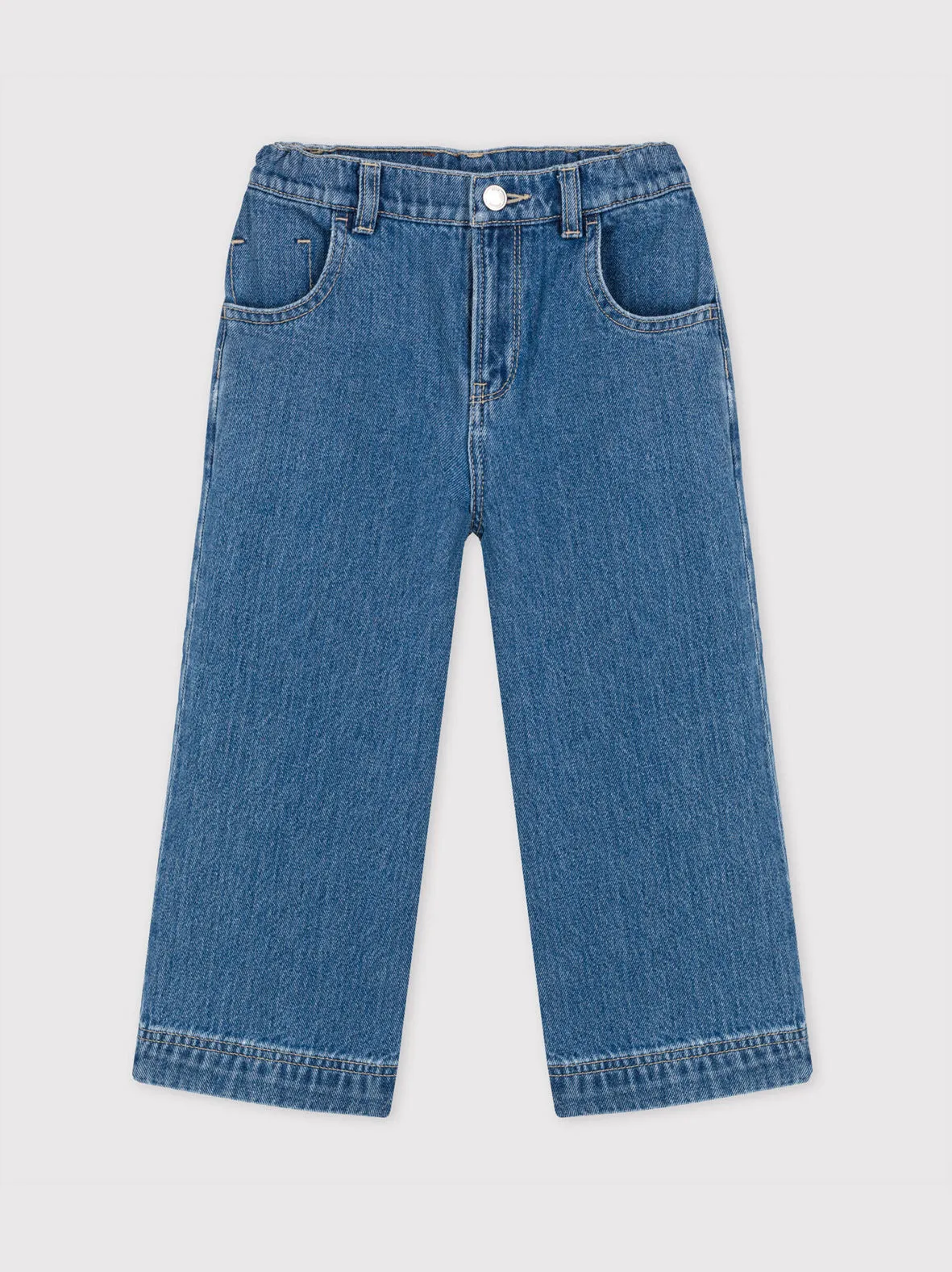 Pantaloni in denim 100% eco friendly bambina