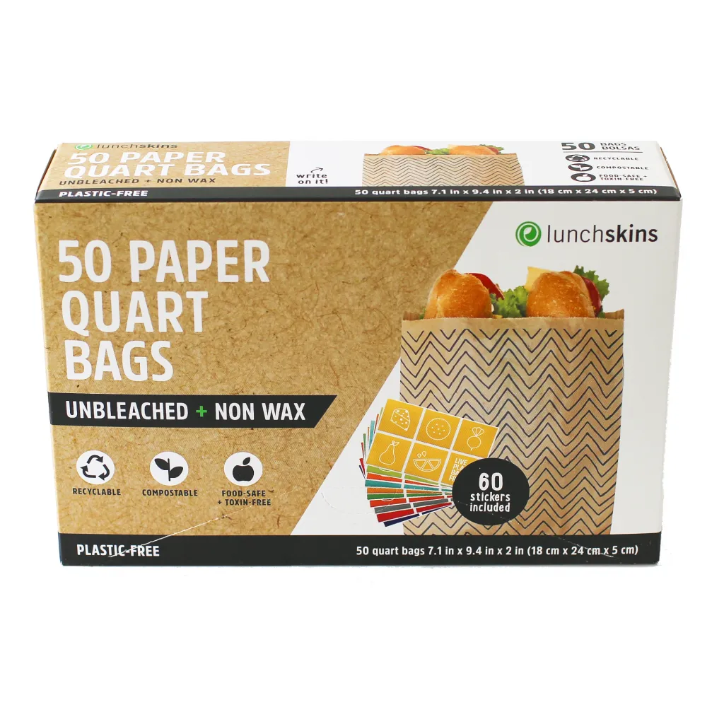Paper XL Sandwich Bags - Chevron