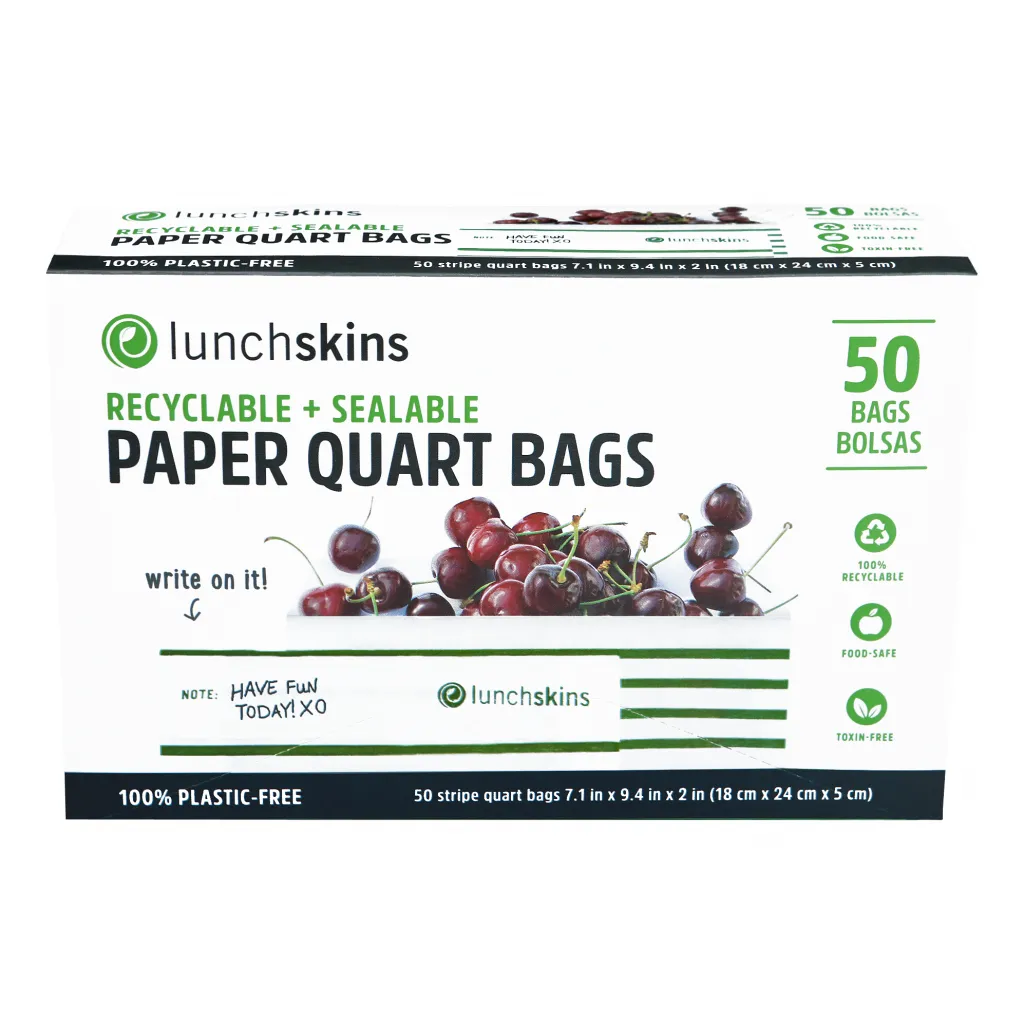 Paper XL Sandwich Bags - Stripe