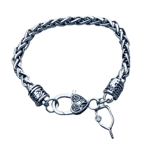 Pickleball Antique Rope Charm Bracelet