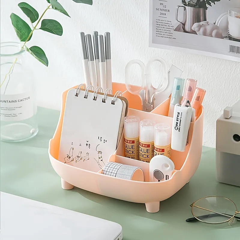 Pig-Shaped Pen Holder for Boys' Desk Organization