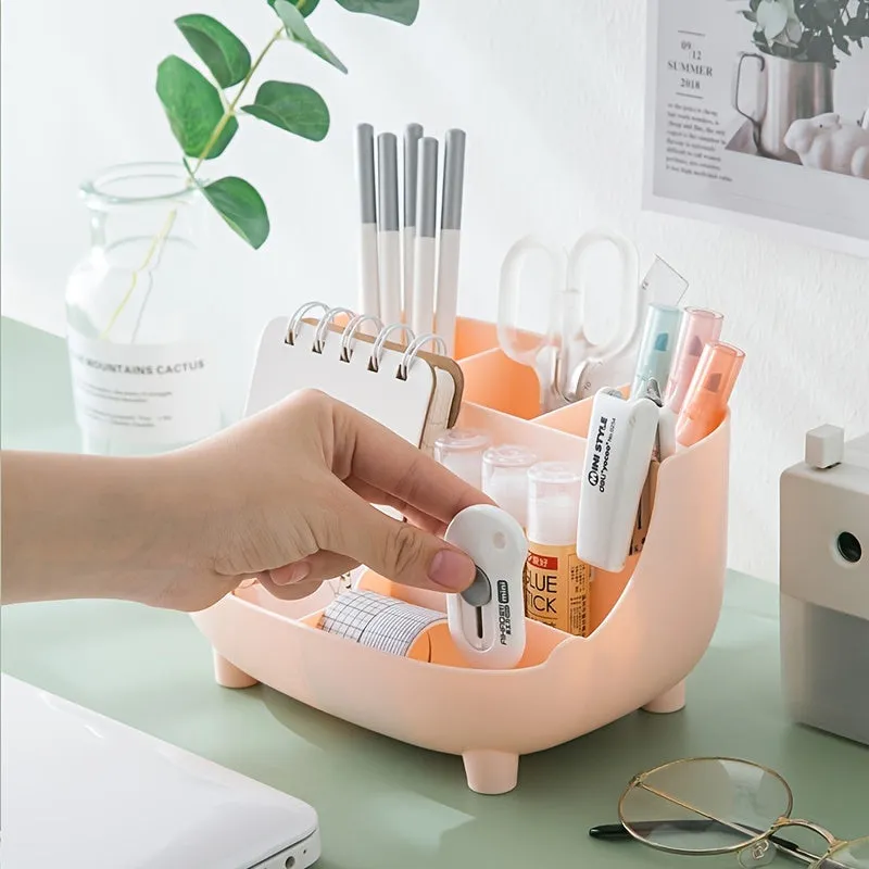 Pig-Shaped Pen Holder for Boys' Desk Organization