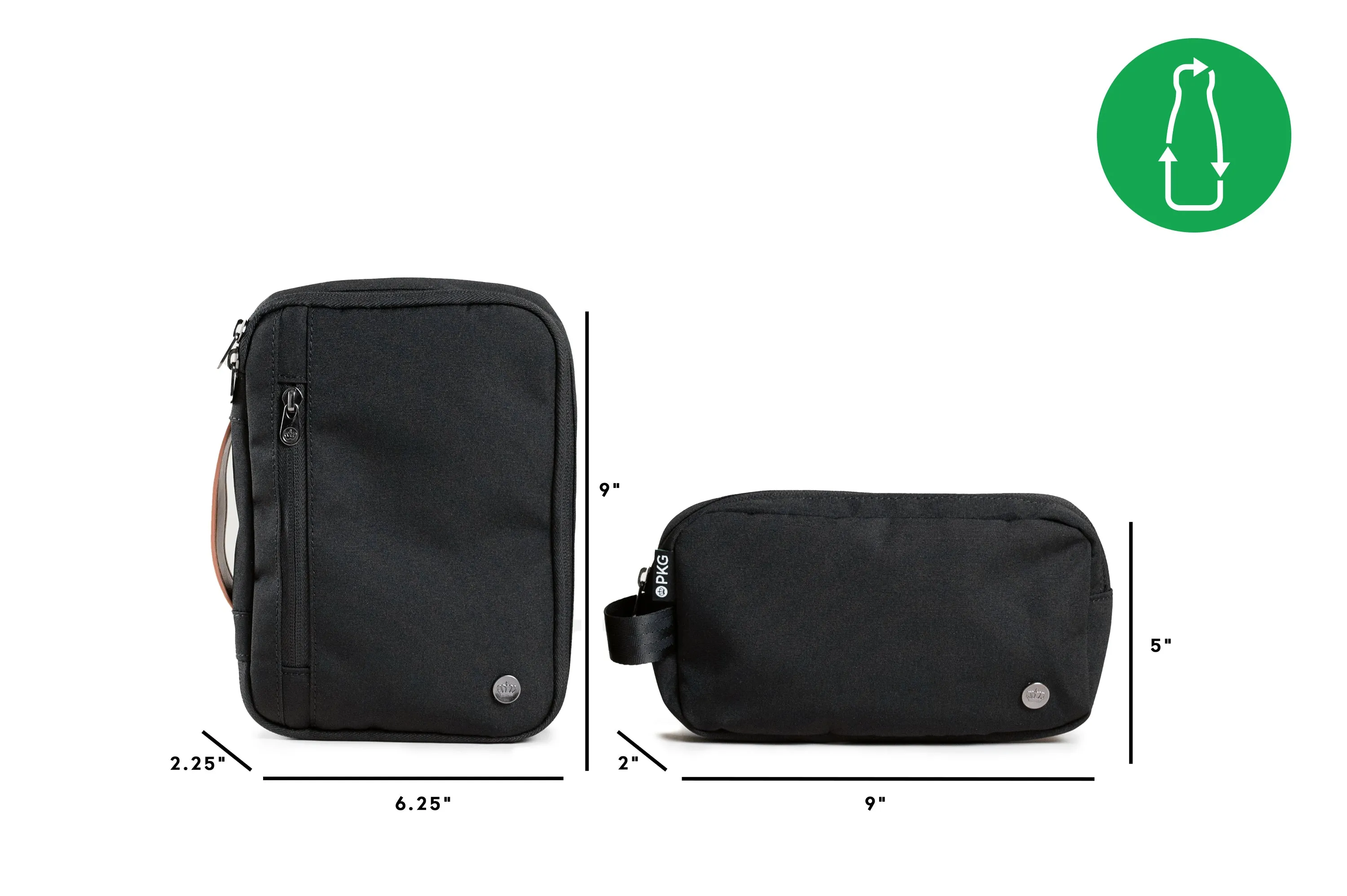 PKG Waterloo Accessory cases 2-Pack
