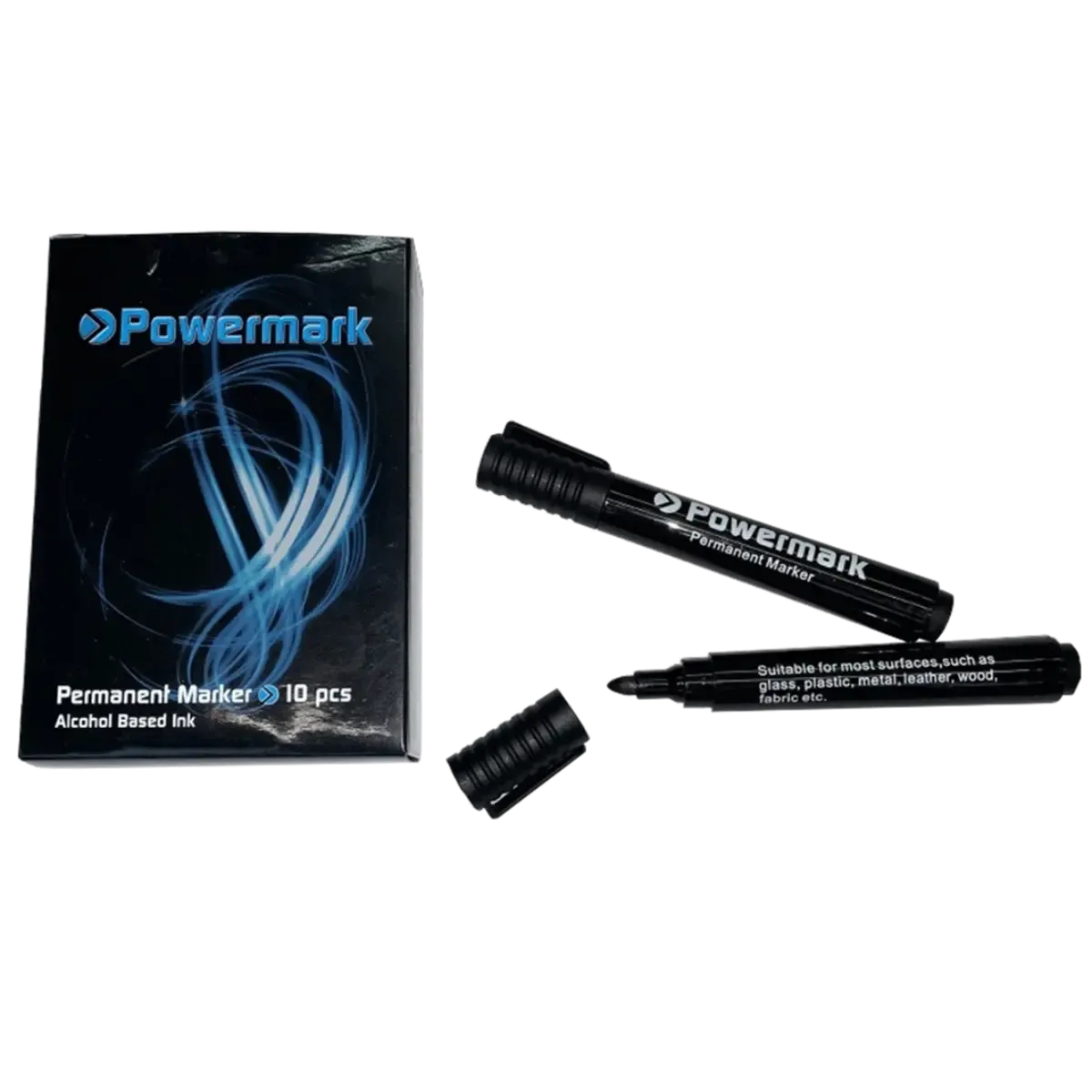 Powermark Budget Permanent Marker Pen Black