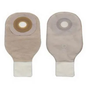 Premier One-Piece Drainable Pouch, Pre-Cut Stoma Opening 1" (25mm), Transparent 12" (30cm),  Clamp Closure - Box of 10