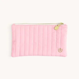 Quilted Pencil Pouch - Blush