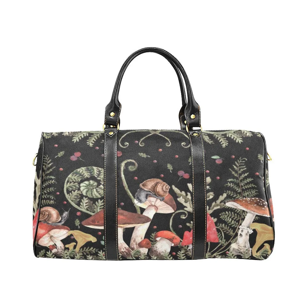 Red Mushrooms Vegan Travel Bag