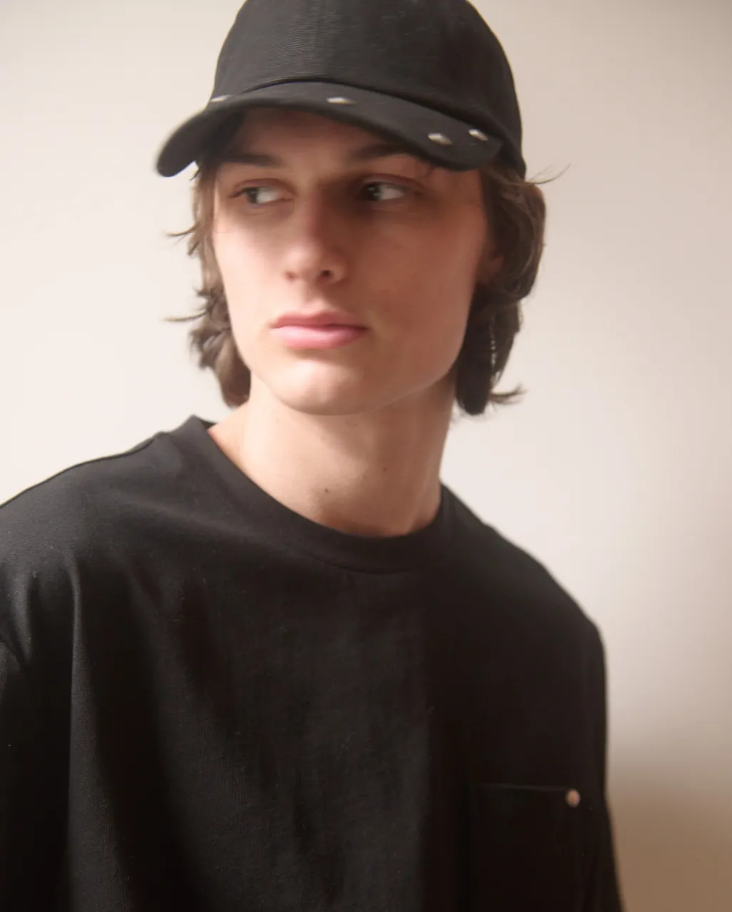 Rivet Baseball Cap - Black