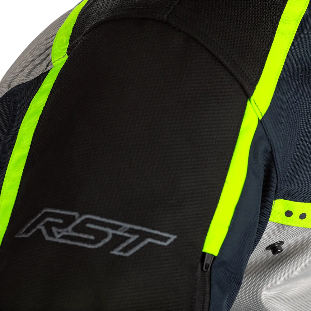 RST MAVERICK CE TEXTILE JACKET [BLUE/FLO YELLOW]
