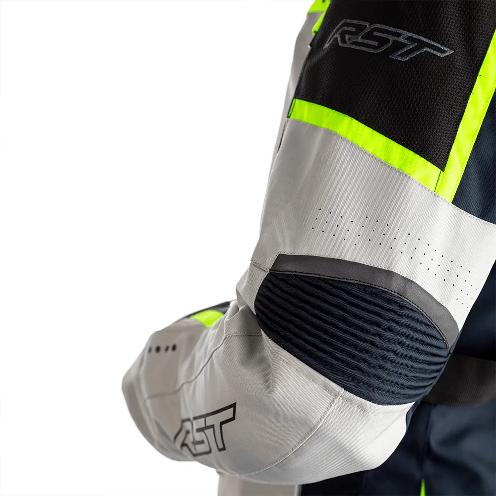 RST MAVERICK CE TEXTILE JACKET [BLUE/FLO YELLOW]