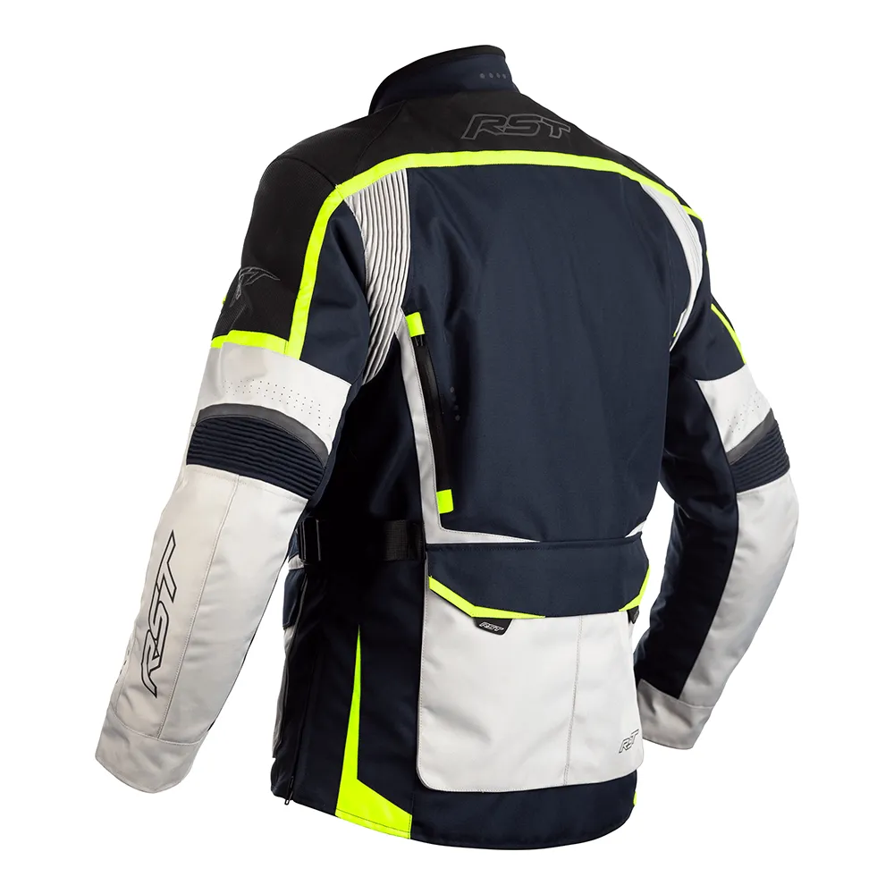 RST MAVERICK CE TEXTILE JACKET [BLUE/FLO YELLOW]