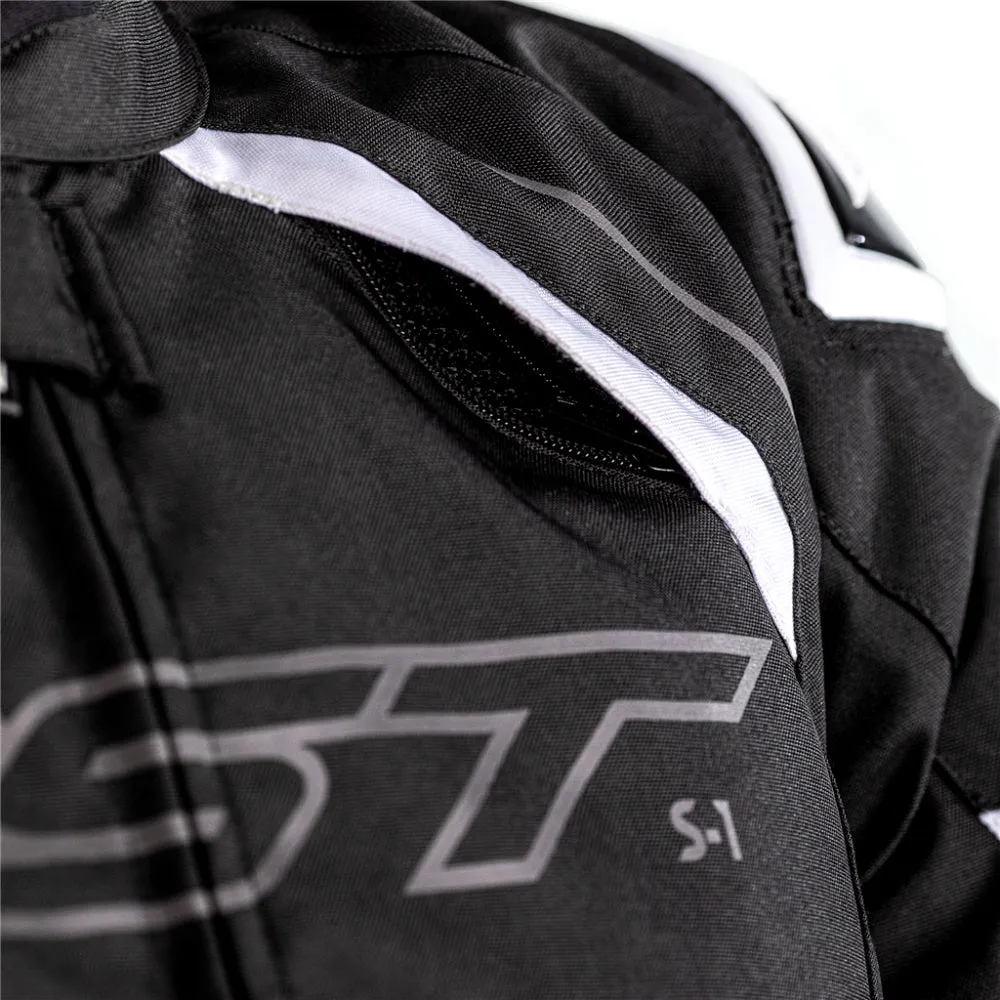 RST S1 CE Textile Jacket Black / White