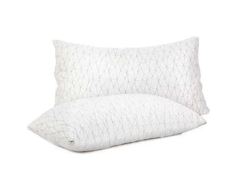 Set of 2 Rayon King Memory Foam Pillow