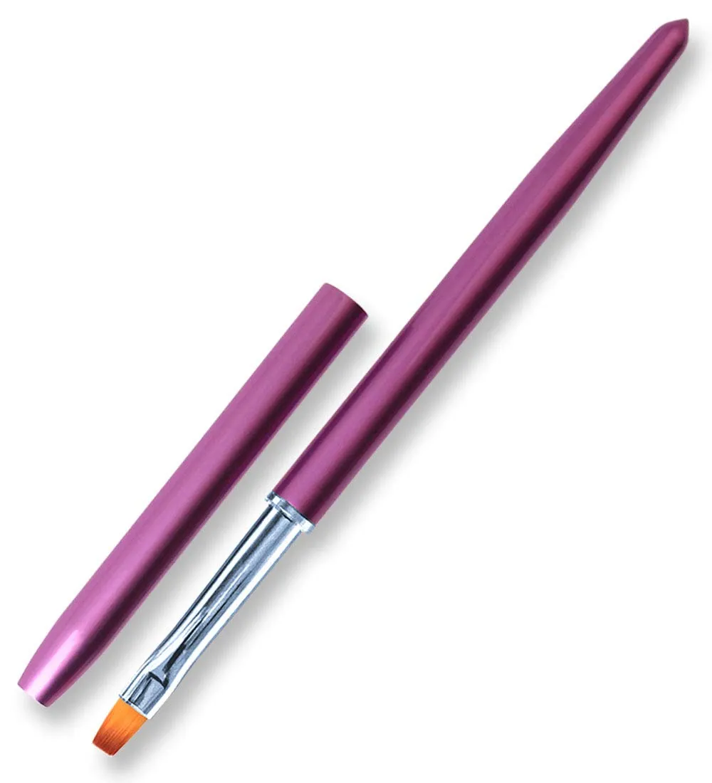 SILPECWEE 1Pc Kolinsky Acrylic Nail Art Brush UV Gel Builder Nail Painting Pen Salon DIY Manicure Accessories