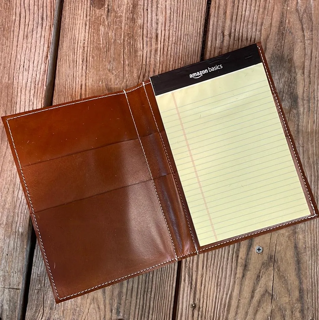 Small Notepad Cover - Black & White w/ No Embossed