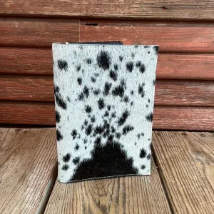 Small Notepad Cover - Black & White w/ No Embossed