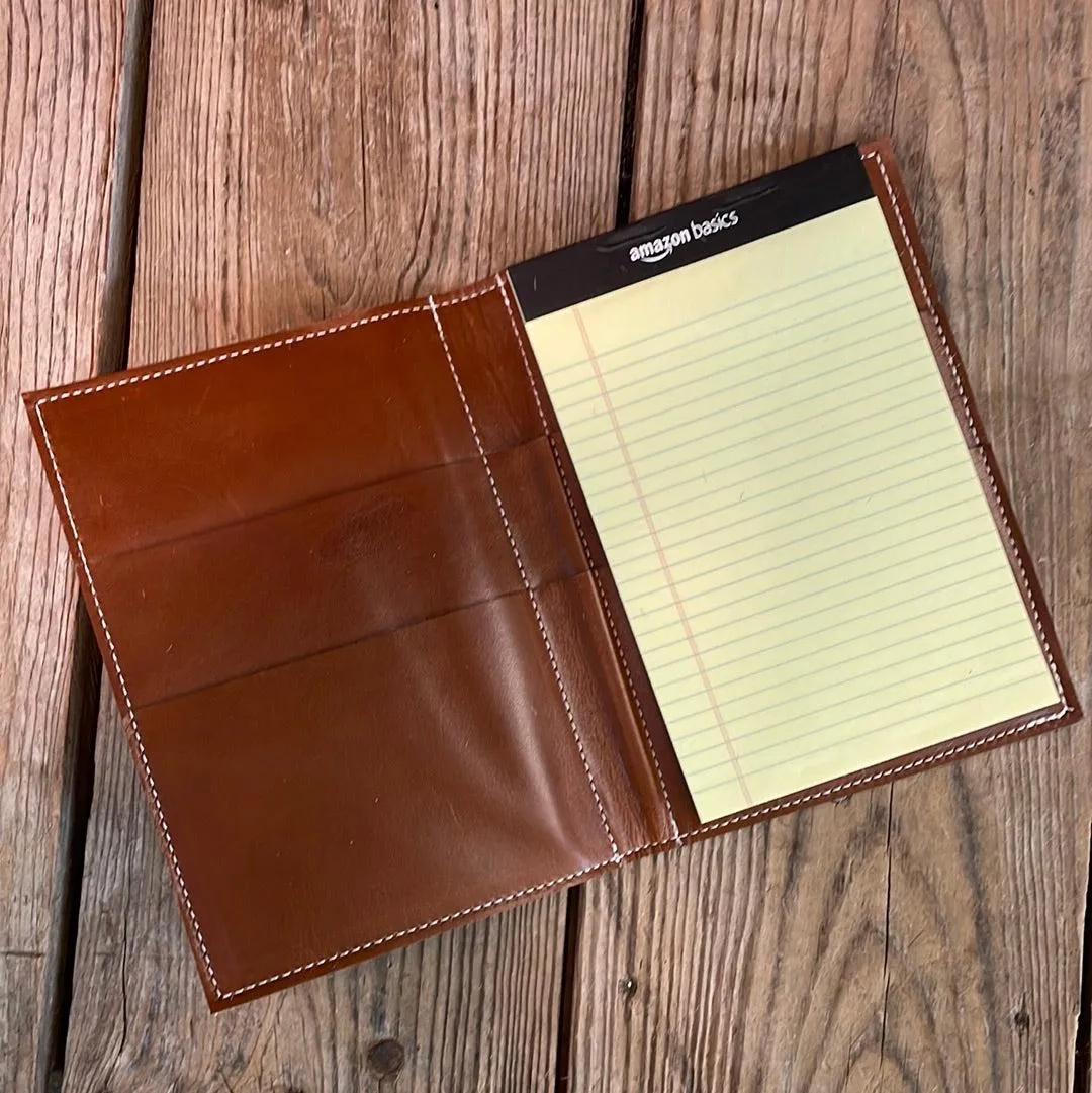 Small Notepad Cover - Black & White w/ No Embossed