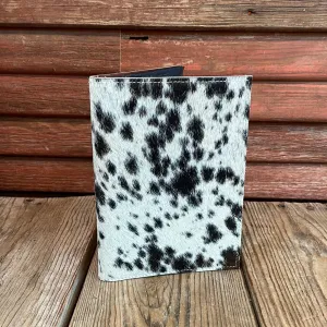 Small Notepad Cover - Black & White w/ No Embossed