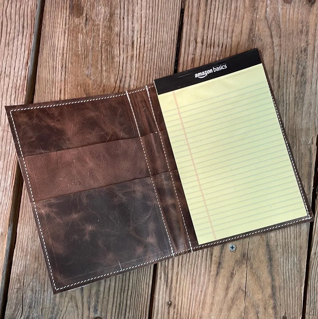 Small Notepad Cover - Black & White w/ No Embossed