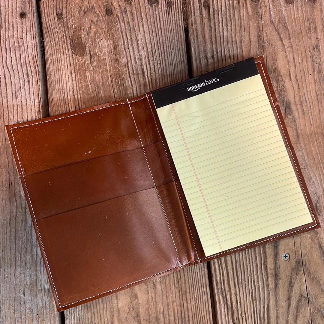 Small Notepad Cover - Black & White w/ No Embossed