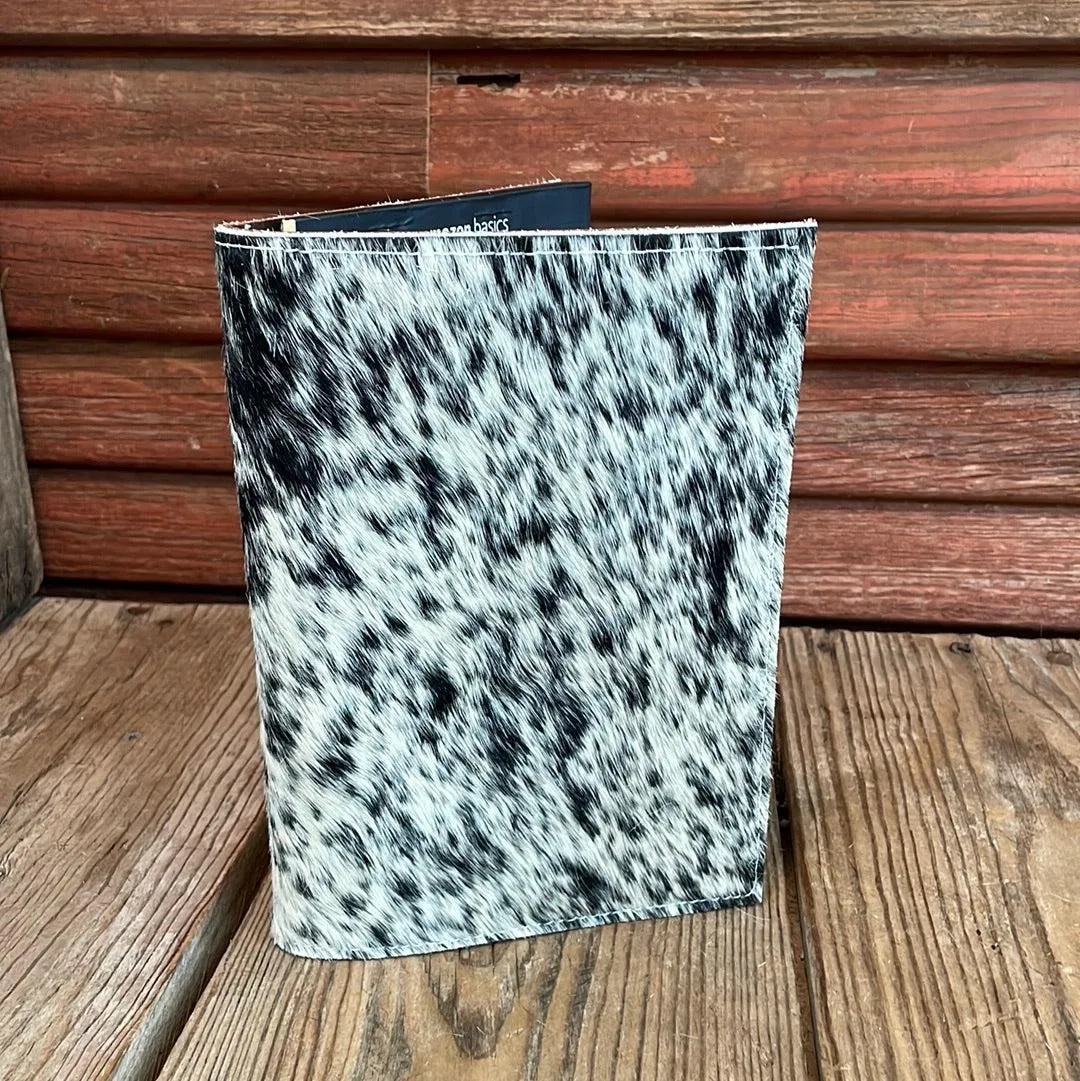 Small Notepad Cover - Black & White w/ No Embossed