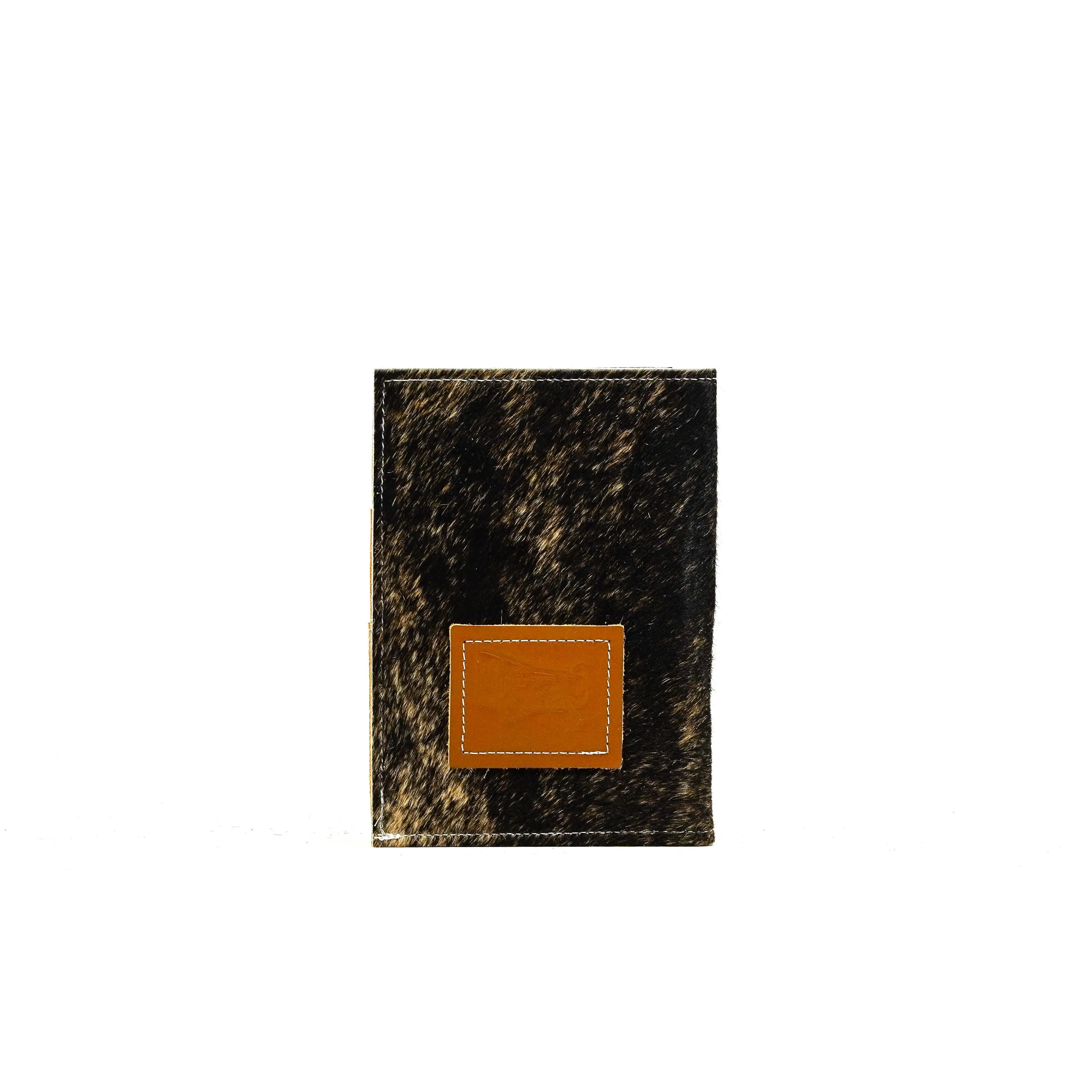Small Notepad Cover - Dark Brindle w/ Chocolate Denver Tool