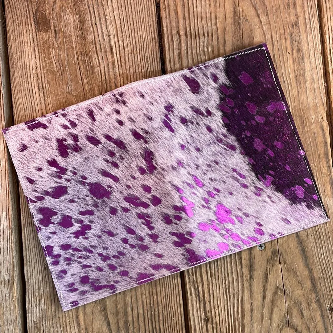 Small Notepad Cover - Purple Acid w/ No Embossed