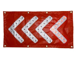 Star Plastic Reflective LED Directional Signage