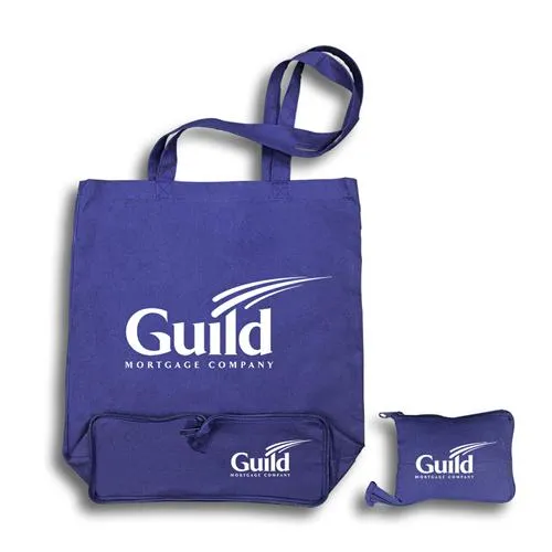 Stock Calico Fold Up Bag(SCB-23D)