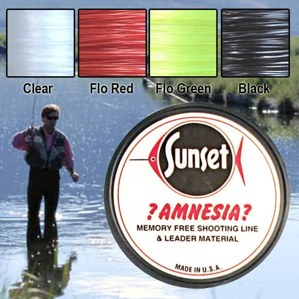 Sunset Amnesia Memory Free Monofilament Trace | 60lb / 27.2kg 50m
