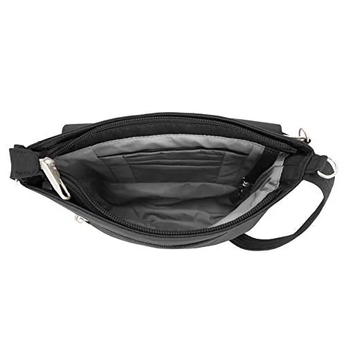 Travelon Anti-Theft Classic Mini Shoulder Bag, Black, One Size