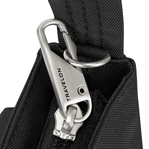 Travelon Anti-Theft Classic Mini Shoulder Bag, Black, One Size