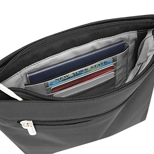 Travelon Anti-Theft Classic Mini Shoulder Bag, Black, One Size