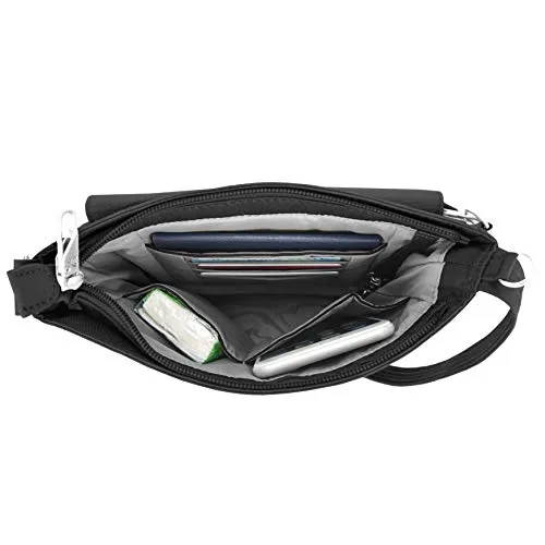 Travelon Anti-Theft Classic Mini Shoulder Bag, Black, One Size