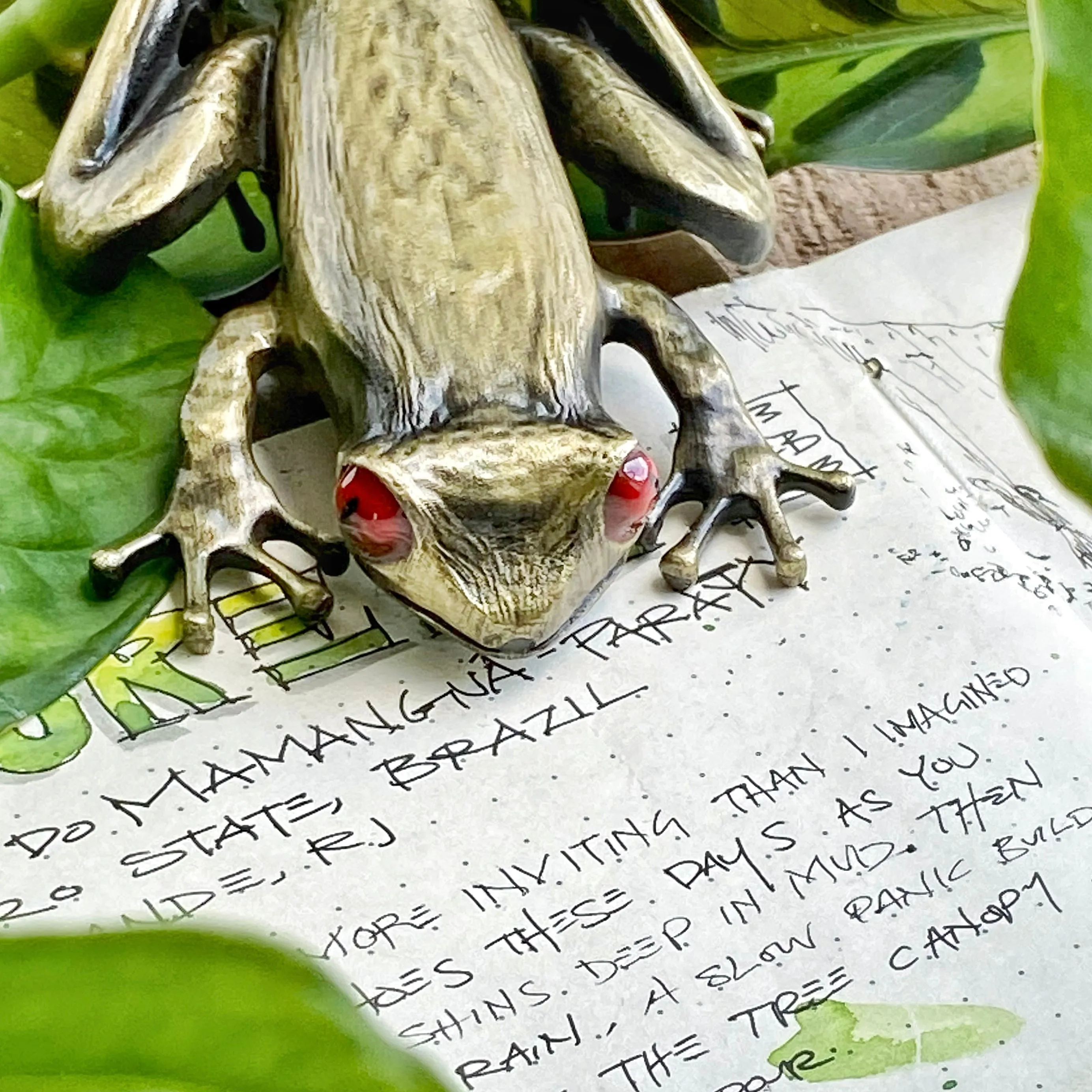 Tree Frog Page Clip