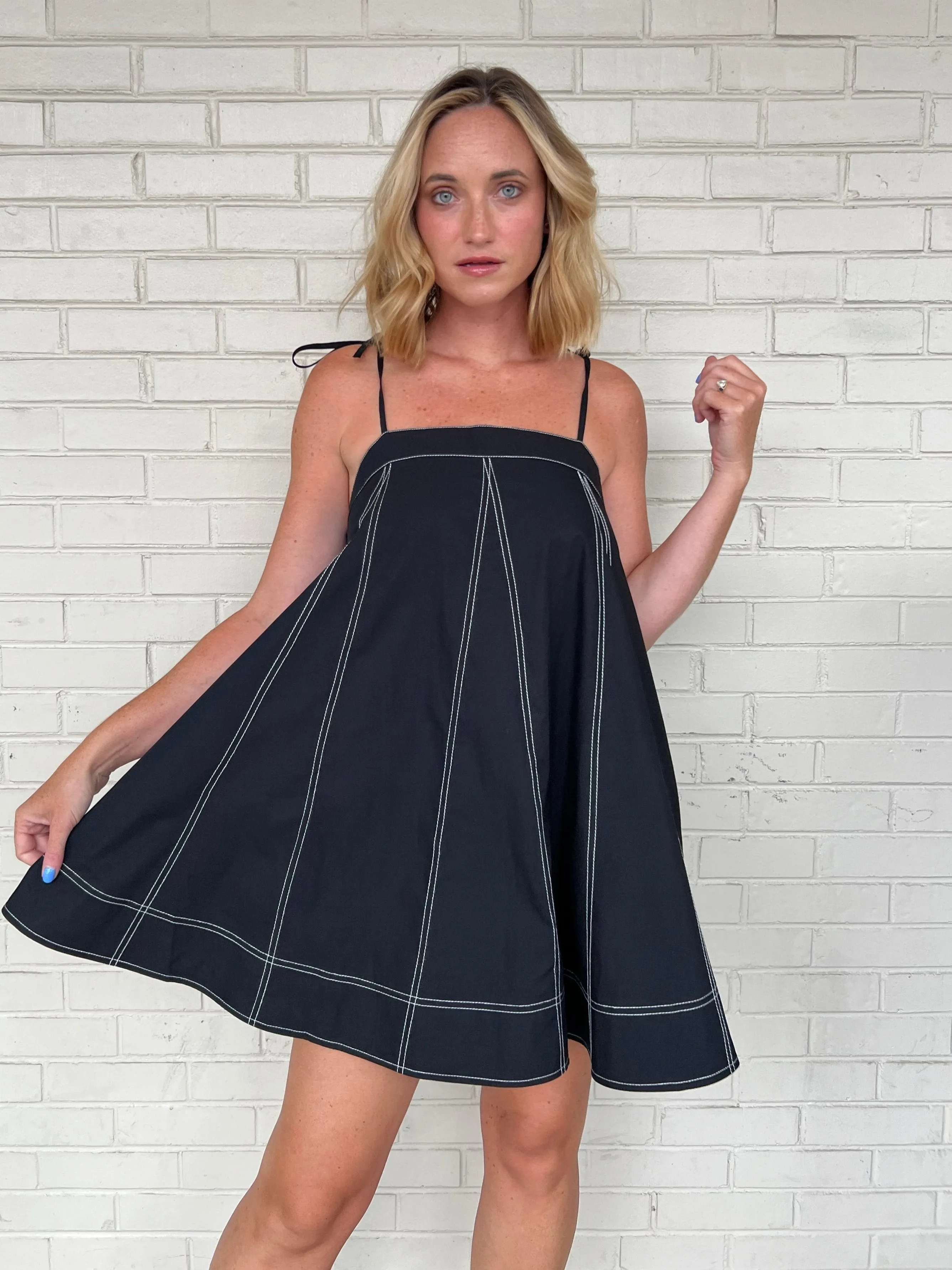 Trust Your Instincts Adjustable Strap Dress
