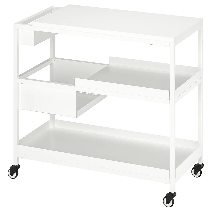 White Utility Cart