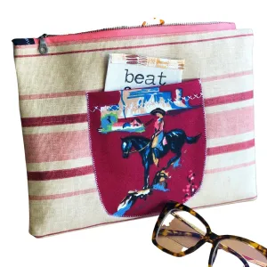 wild pocket - canvas zip bag