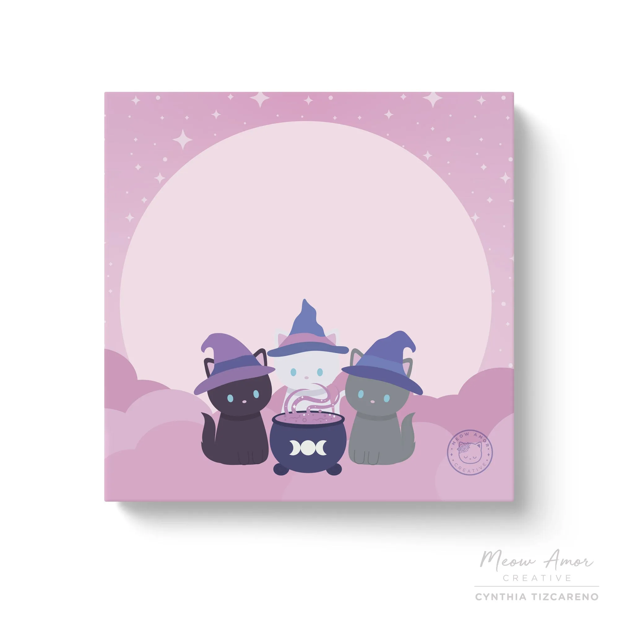 Witch Cat Sticky Notes