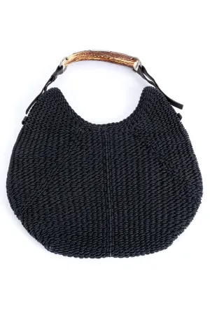 Woven Raffia Mombasa Hobo Bag