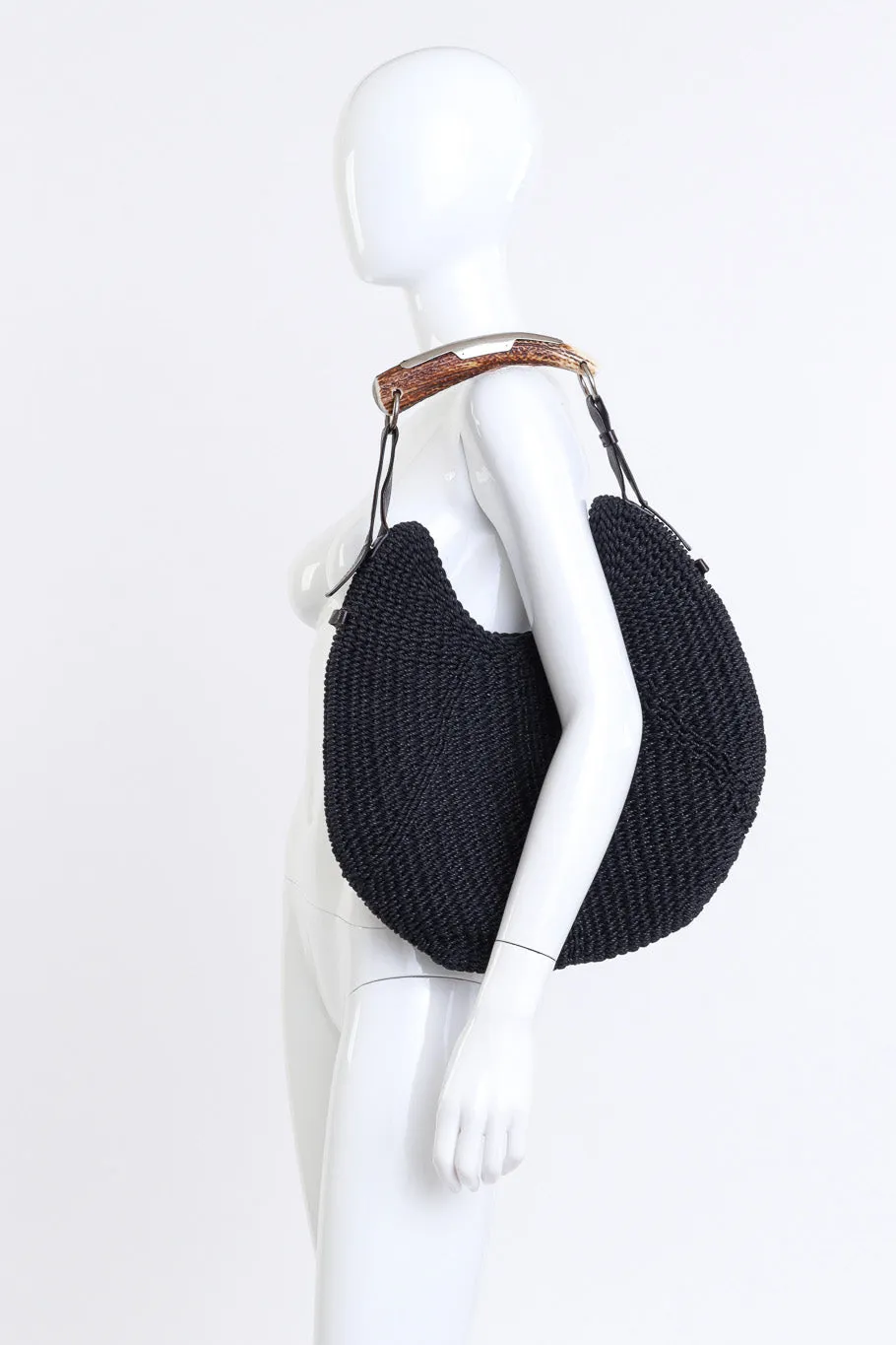 Woven Raffia Mombasa Hobo Bag