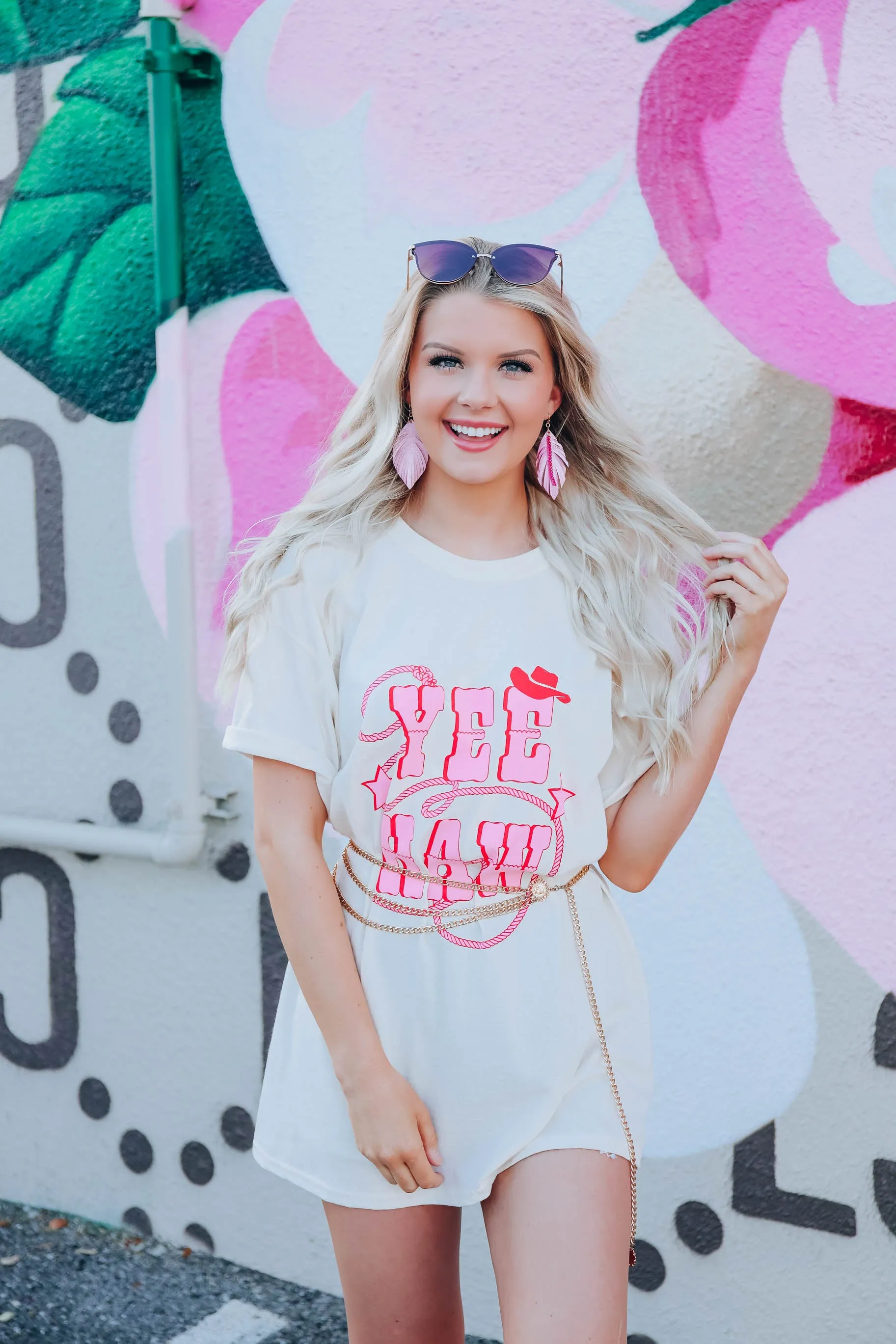 Yee Haw Graphic Tee - Natural
