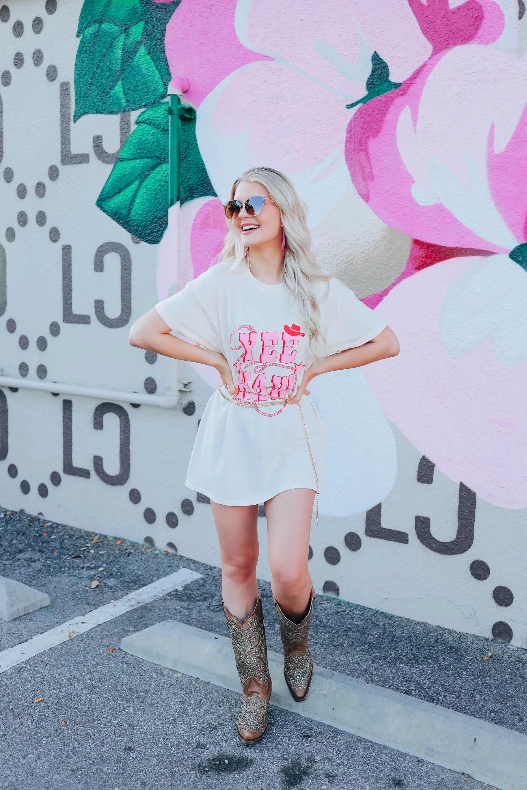 Yee Haw Graphic Tee - Natural