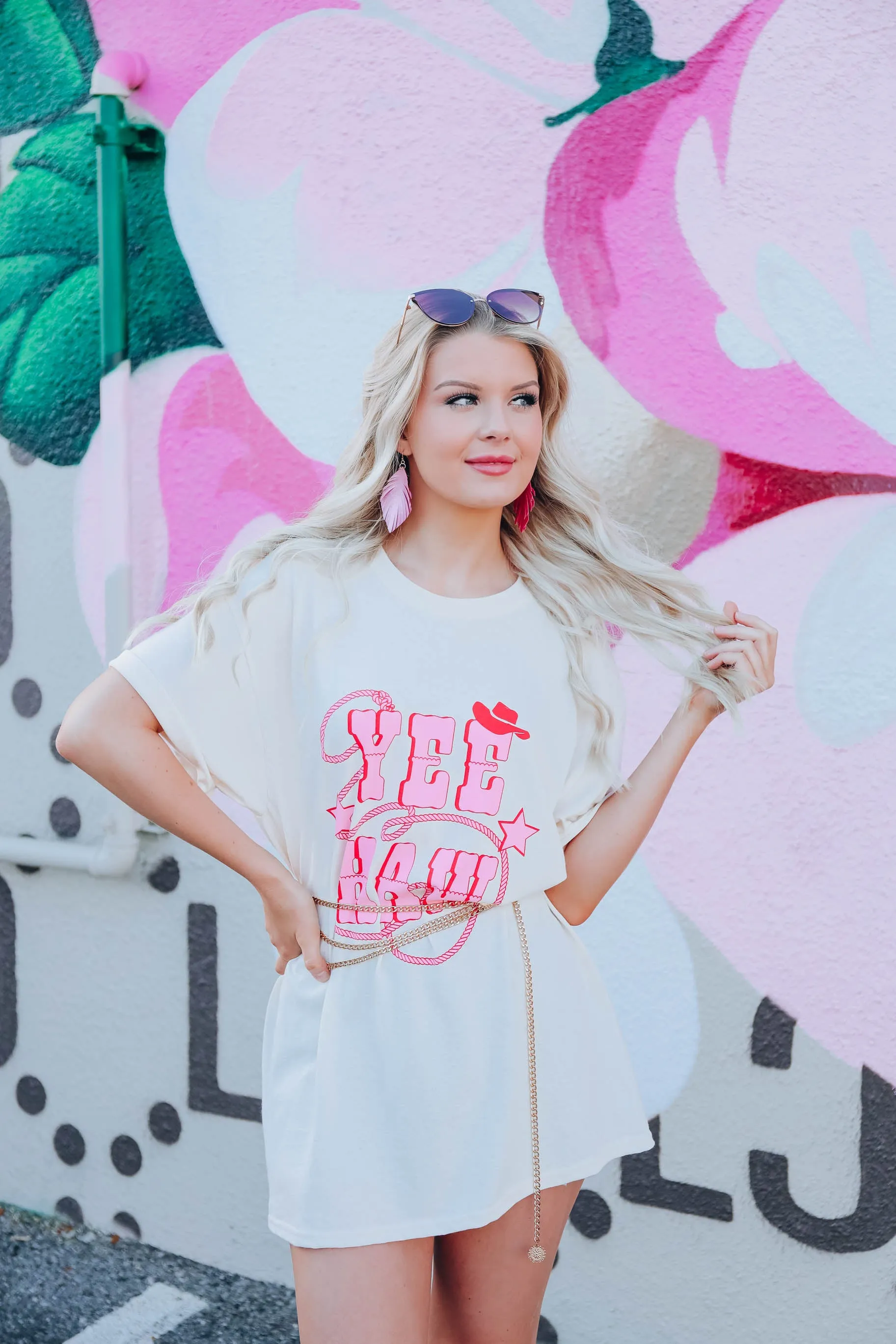 Yee Haw Graphic Tee - Natural