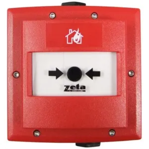 Zeta Weatherproof Addressable Surface Mount Manual Call Point - ZT-CP3/AD/WP